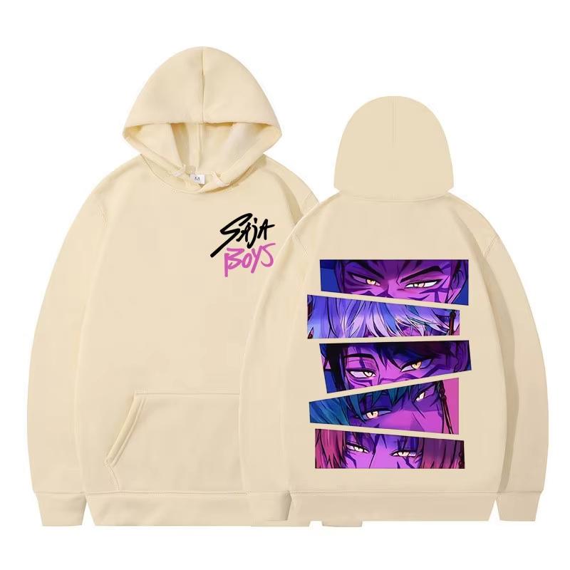 Kpop Demon Hunters Saja Boys Movie Hoodie Men Women Fashion Clothing Pullover Long Sleeves Loose Casual Harajuku Sweatshirt Tide