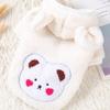 Fleece-lined Dog Warm Clothes Winter Plush Dogs Coat Dog Hiking Jacket  for Small Medium Dog