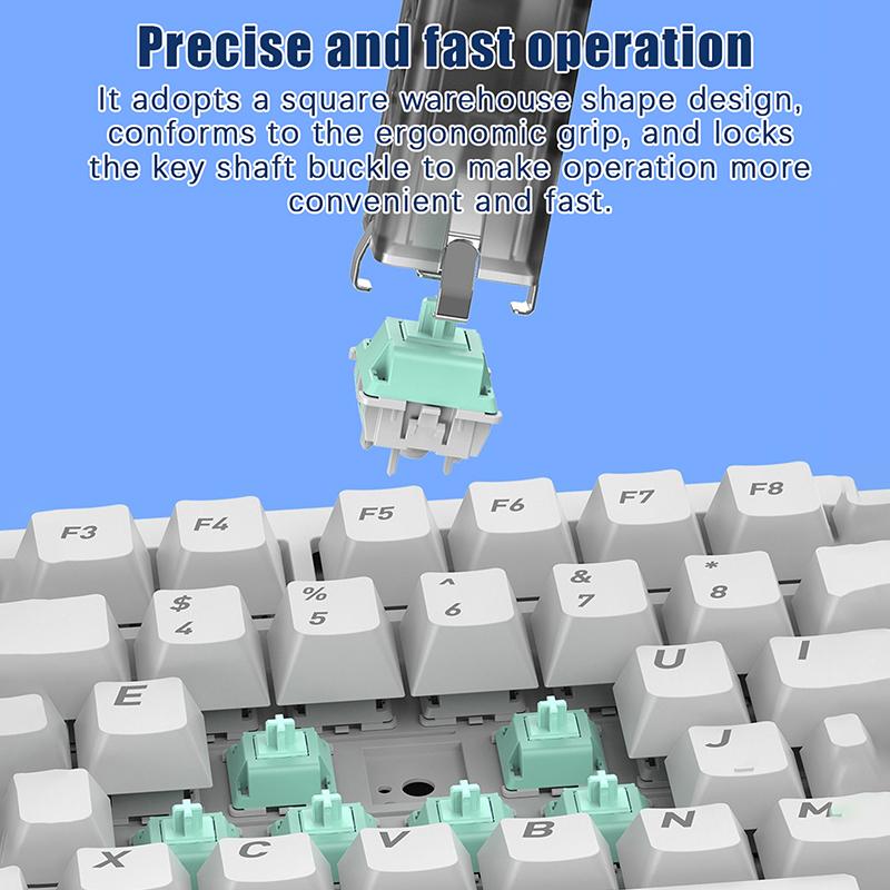 2 In 1 Switch Puller Keycap Puller Key Switch Keycap Puller For Mechanical Keyboard Gaming Keyboard Switches Cleaning Tool