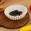 Marble Bowl Flower Dish Small Decorative Bowl for Housewarming Birthday Wedding B White