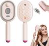 2026 Electric Spray Air Cushion Massage Hair Comb Electric Steaming Hair Straightener Brush Hair Smoothing Brush Steam Brush
