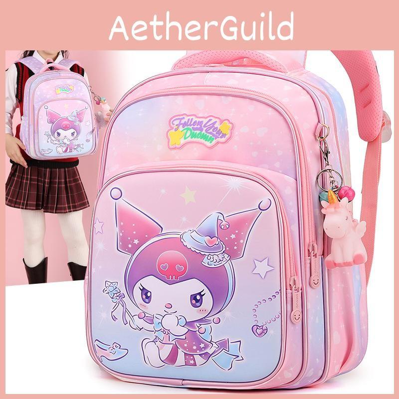 Cartoon Themed Delightful Kids Backpack Perfect For School And Daily Use