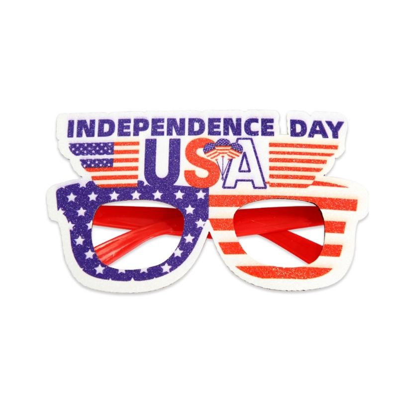 Amerikanischer Unabhängigkeitstag Brillen Party Feiern mit Stil und Geist Festlichkeiten US-Buchstabe Dekorationen