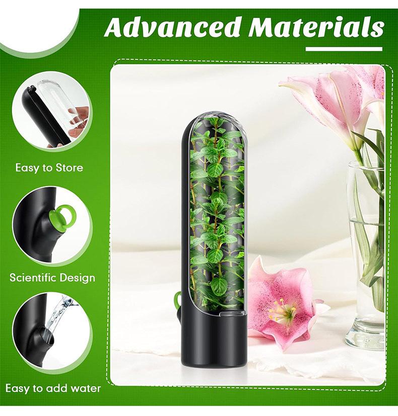 Vegetables Fresh Preservation Bottle Herb Saver Storage Container Fresh Herb Keeper Vanilla For Storing Kitchen Supplies