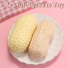 Creative Peanut Squeeze Toy Realistic Non Rebound Fidget Toy Portable Peanut Pinch For Kids Adults