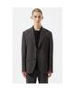 Customellow Dark Gray Slim Fit Setup Jacket Cwjam25404Gyd