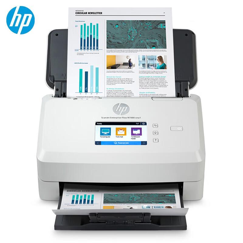 

HP N7000 snw1 Wireless Duplex Document Scanner CN plug (adapter included)