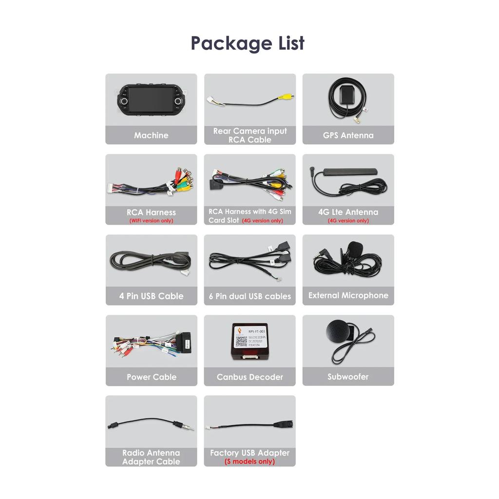 OSSURET Autoradio DSP 7'' 7862 Intelligenter Bildschirm 2din Android Autoradio Multimedia Video Player für Fiat Tipo Egea 2015 2016 2017 GPS Carplay 4G RDS