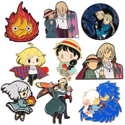 Japońskie Anime Emaliowane Przypinki Broszki Dla Kobiet Przypinki do Klapy Odznaka na Plecak Dodatki do Kostiumów Biżuteria Modowa Prezenty dla Przyjaciół