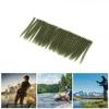 100PCS Length 53mm Fishing Tackle Sleeves Rubber Anti Rigs Sleeve  Carp Fishing
