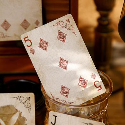 55Pcs/box Retro Magic Card Paper Creative Poker Paper Dark Style Castle Girl Pumpkin Thick Card Poker Festival for Game Gift