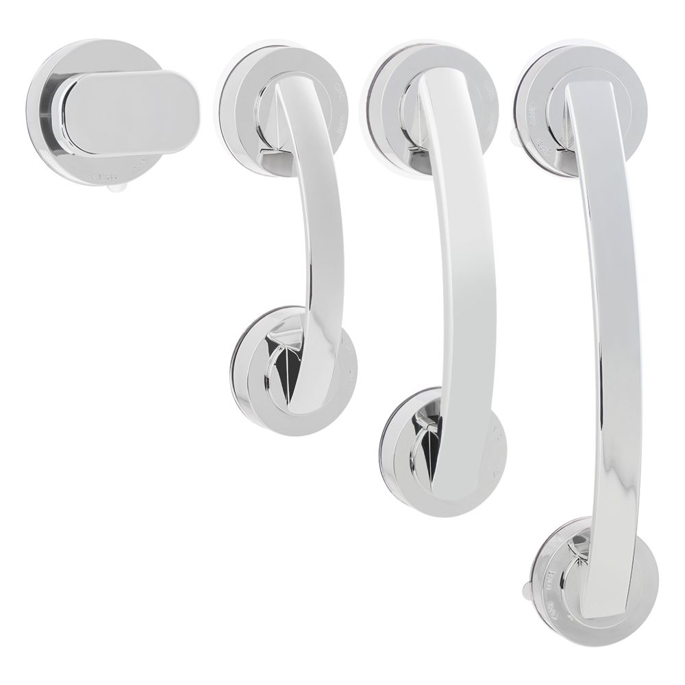 Bathroom Safety Grip Suction Cup Handrail Non-slip Bath Door Handle Shower Grab Bar Practical Bathroom Accessories Hardware