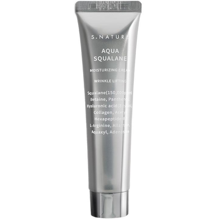 S.NATURE Aqua Squalane Moisture Cream Deep Hydration Nourishing 80ml Korean Skincare Daily Moisturizer