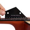 Black Electric & Acoustic Guitar String Height and Spacing Ruler