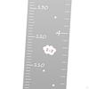 Acrylic Kids Growth Chart Mirror DIY Splicing 120cmx15cm for Bedroom with Stickers Height Ruler