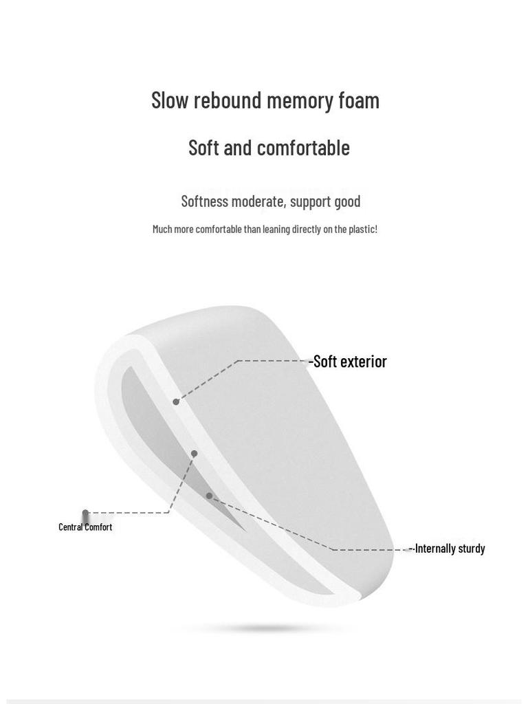 Universal Suede Memory Foam Knee Pad for Car