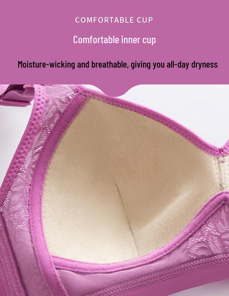Plus Size Wire-Free Breathable Shaping Bra - Comfortable Support for Large Busts