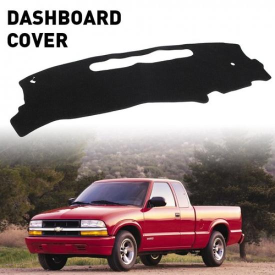 

Dash Cover Mat for 1998 1999 Pad 2000 2001 2002 2003 04 Chevy S10 Pick Up Black