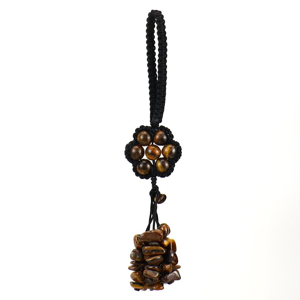 Hand-Woven Crystal Colorful Bead Pendant Keychain Bag Pendant Car Pendant G69
