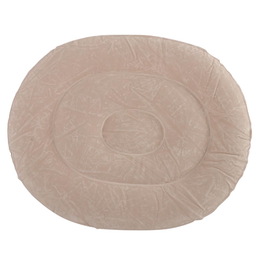 Portable PVC Inflatable Foot Stool Cusion Soft Air Chair for Indoor Outdoor Fitness Sports