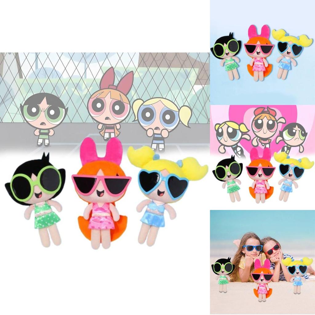 Adorable Plush Powerpuff Girls Bubbles Doll Cartoon Soft Toy Perfect For Girls