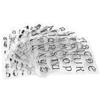 8Pcs Brief Transparent Stempel Klar Zeichnung Scrapbooking Hand Konto Handwerk Dekorationen