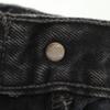 Levi's 90s 501 USA Made Old Dyed Straight Denim Pants W27 Black Jeans Women Used
