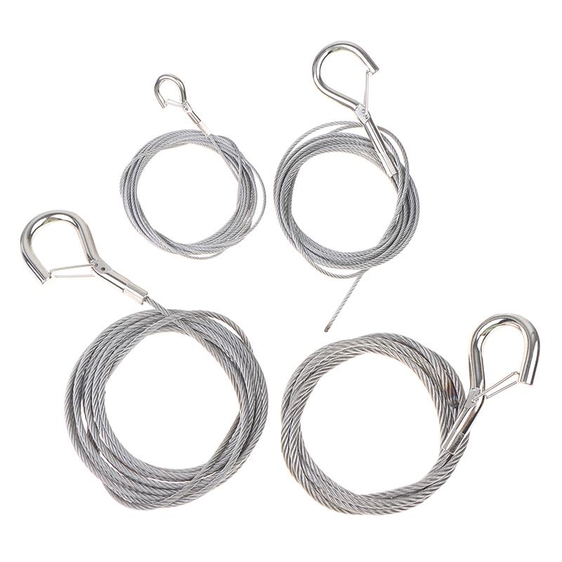 Locking Stainless Steel Wire Rope Adjustable Retractable Suspension Lanyard for Industrial Equipment Hanging Work