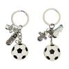 Sportlicher Fußball-Anhänger Schlüsselanhänger Kreativität Sneaker Trikot Design Auto Schlüsselanhänger Wettbewerbs Souvenir Geschenk C44