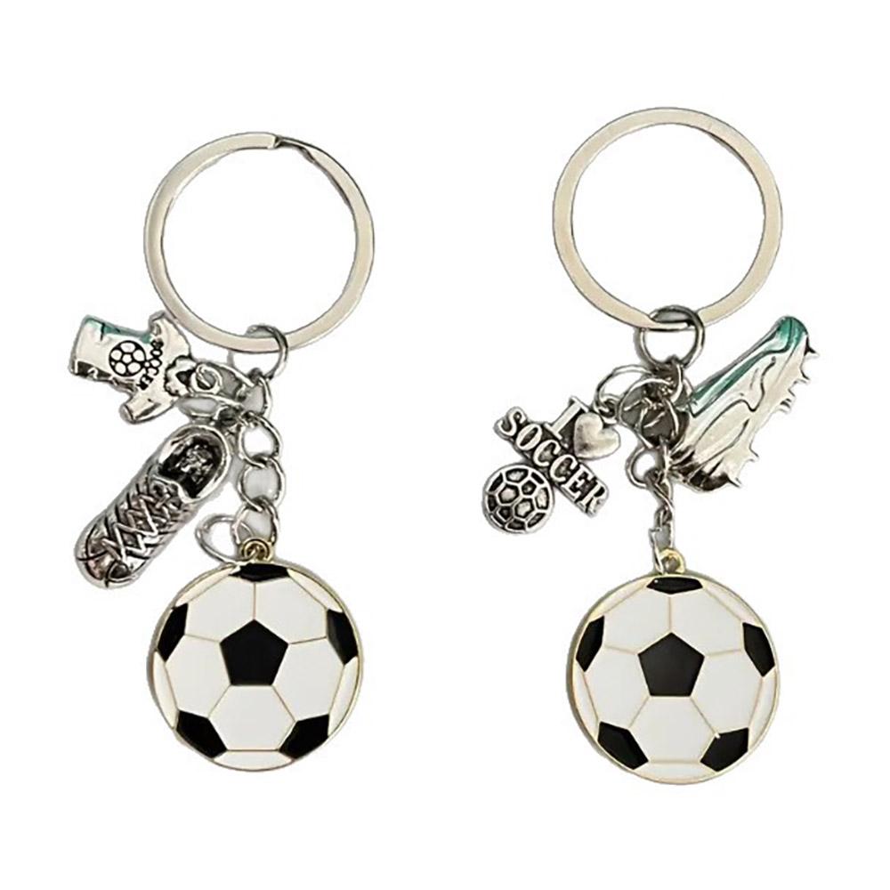 Sportlicher Fußball-Anhänger Schlüsselanhänger Kreativität Sneaker Trikot Design Auto Schlüsselanhänger Wettbewerbs Souvenir Geschenk C44
