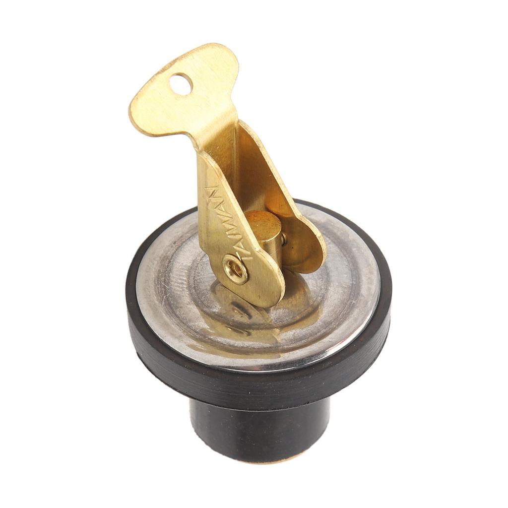Brass Drain Plug Rugged Rustproof Strong Ing Compression Drain Plug for Boat Marine Sinks Beams Baitwells