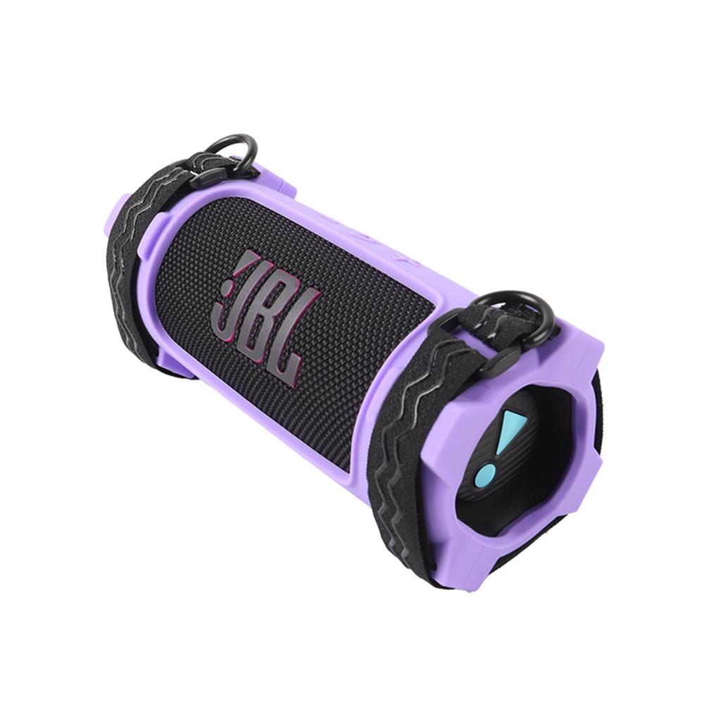 Für JBL Flip 7 Silikonhülle Stoßfest Staubdicht Kratzfest Lautsprecher Schutzhülle mit Tragegurten