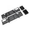 TV Top Shelf CRS Stylish Look Space Saving Hollow Design Screen Floating Stand Shelf for Home