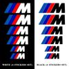 6PCS Car Brake Decorative Stickers Wheel Hub Styling Decals Accessories For BMW M X1 X3 X5 X6 X7 E30 E90 M3 E84 E83 F25 E91 E60