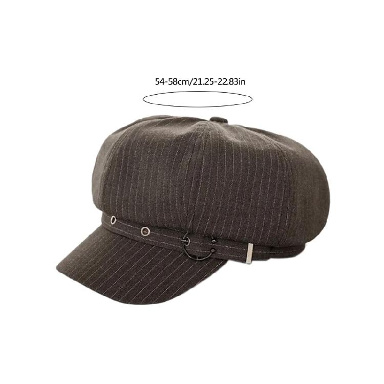 Adult Beret Hat Breathable French Style Baseball Caps Breathable Octagonal Hat