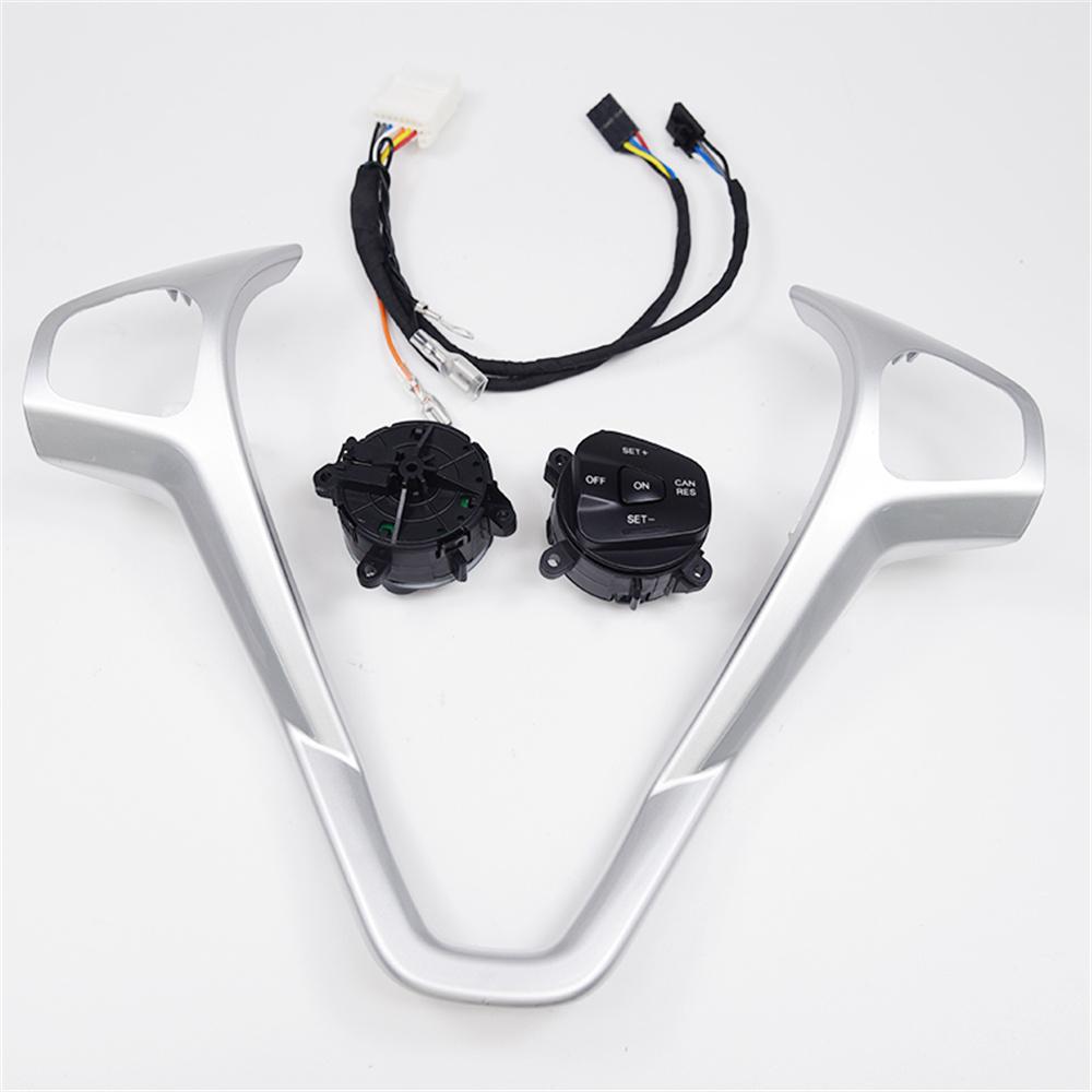 Blue LED Cruise Control Switch Steering Wheel Buttton For Ford Fiesta MK8 2013