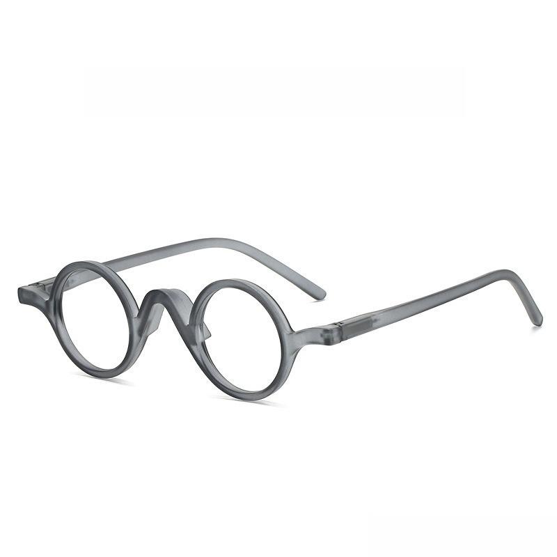 Female Designer's Gradient Color Round Reading Glasses Wavy Nose Bridge Blue Light Protection Presbyopia Glasses for Women Men