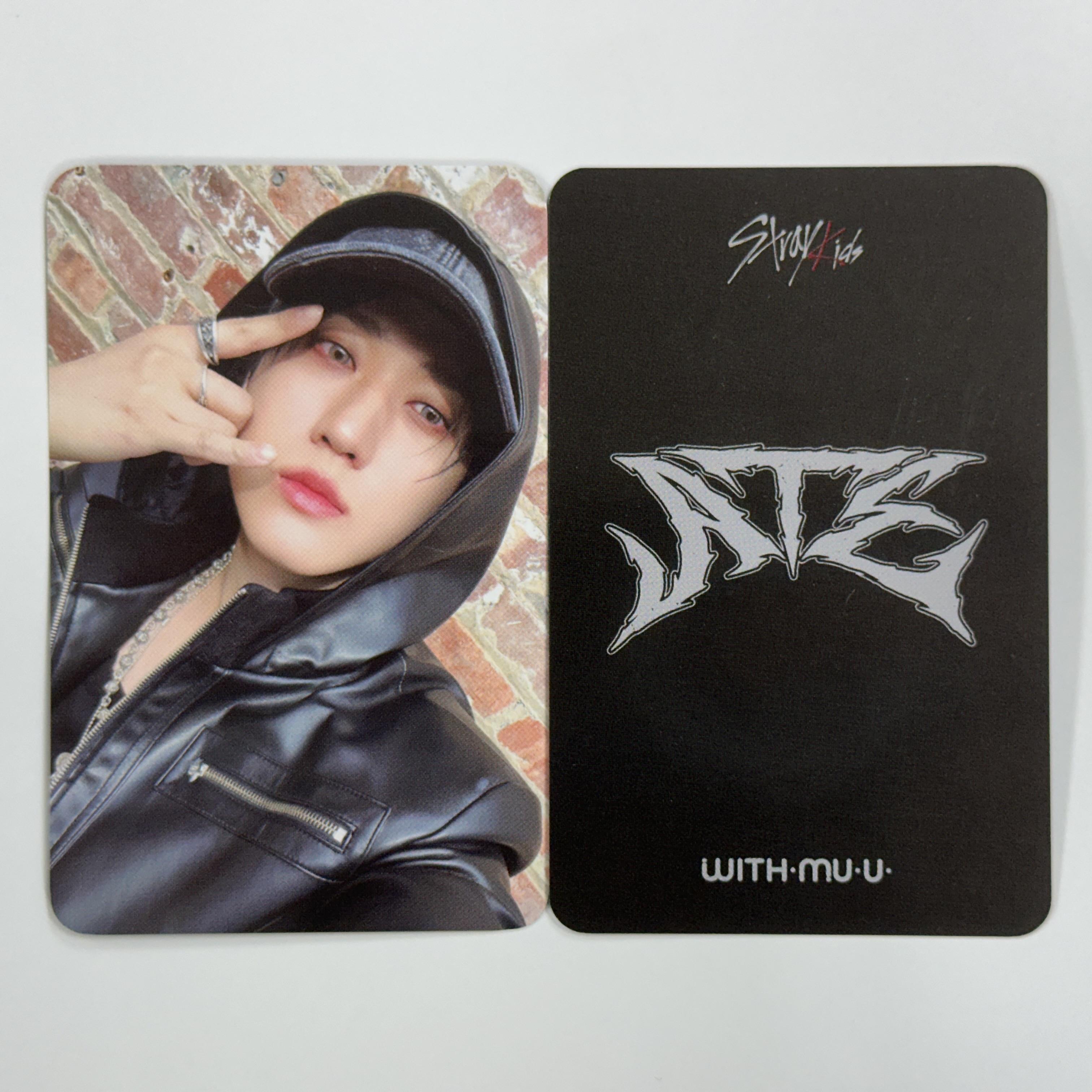 

Stray Kids ATE Альбом WITHMUU POB Фотокарточка Changbin