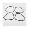 Styling Stick Stainless Steel ide Audio Speak Sound Cover Ring Circle Lamp Trim 4pcs For Volvo XC60 2018