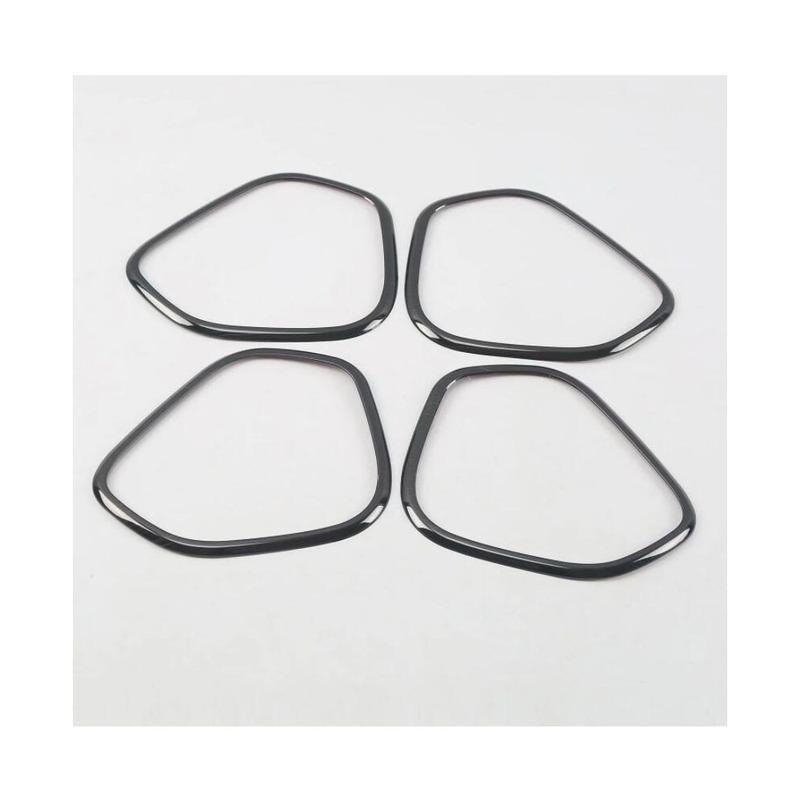 Styling Stick Stainless Steel ide Audio Speak Sound Cover Ring Circle Lamp Trim 4pcs For Volvo XC60 2018