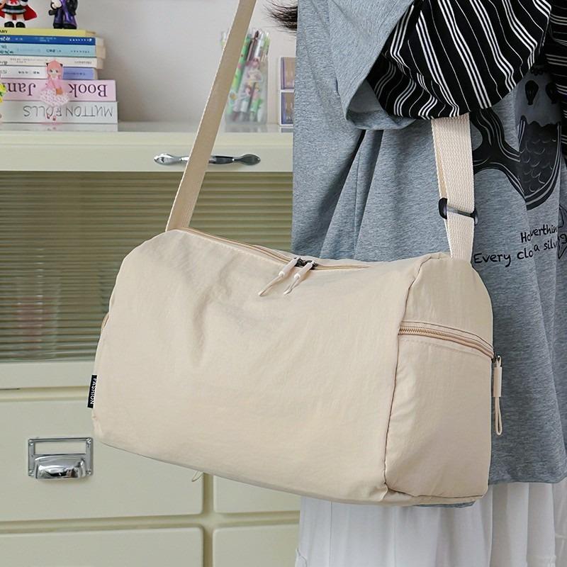 Crossbody Bag Women's Tide Brand Large-capacity Sports Short-distance Travel Bag College Student Versatile Casual Shoulder Bag