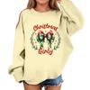 Children's Fashionable Casual Long-sleeved Loose Christmas Print Pullover Sweatshirt