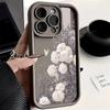 For Xiaomi Redmi Note 14 13 12 Pro Plus 5G 13 12 12S 11S 10S 11 10 14C 13C 12C Blue Rose Flower Vintage Pattern Phone Case Cover