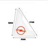 AABEB1 Transparent Car Door Corner Cover Anti-collision Protector Sticker Accessories For Opel Opc Astra Corsa Zafira Insignia Mokka