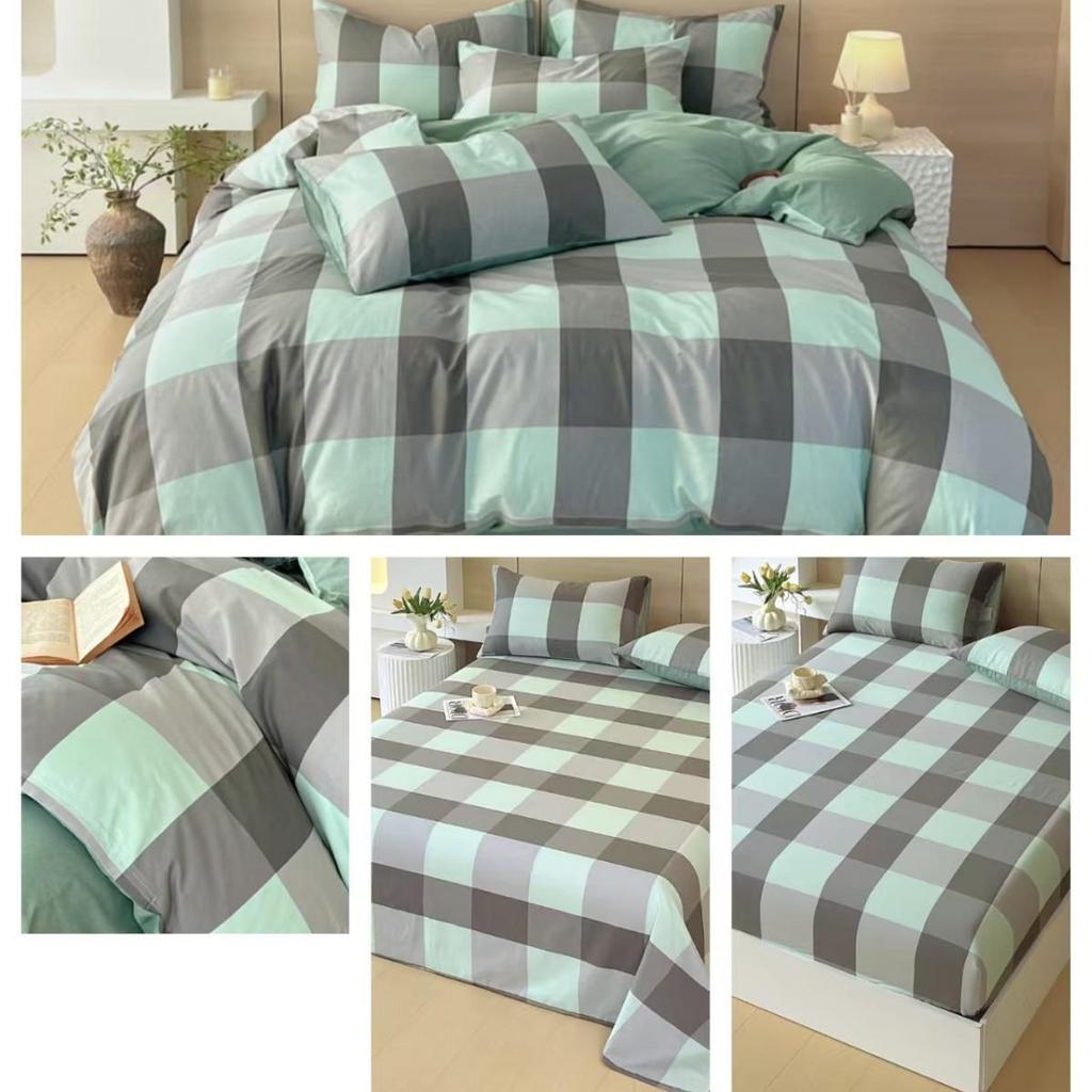 Pure Cotton Bedding Sets: Duvet Covers, Enclosed Fitted Sheets, Bed Sheets, Bed Covers - Sterile & Healthy Options In 2, 3, or 4 Piece Sets.