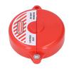 Security Valve Lock ABS Plastic Gate Valve Locking Device for Outdoor Garden 64‑127mm Valve Rod Red