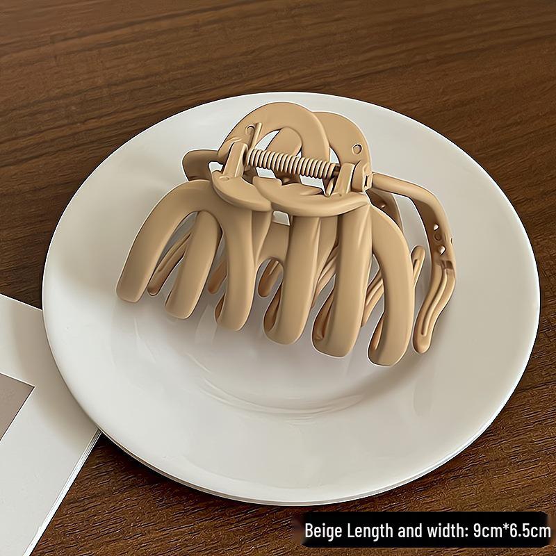 Large Hair Volume Pumpkin Clip: 2023 Shark Clasp for Effortless Styling