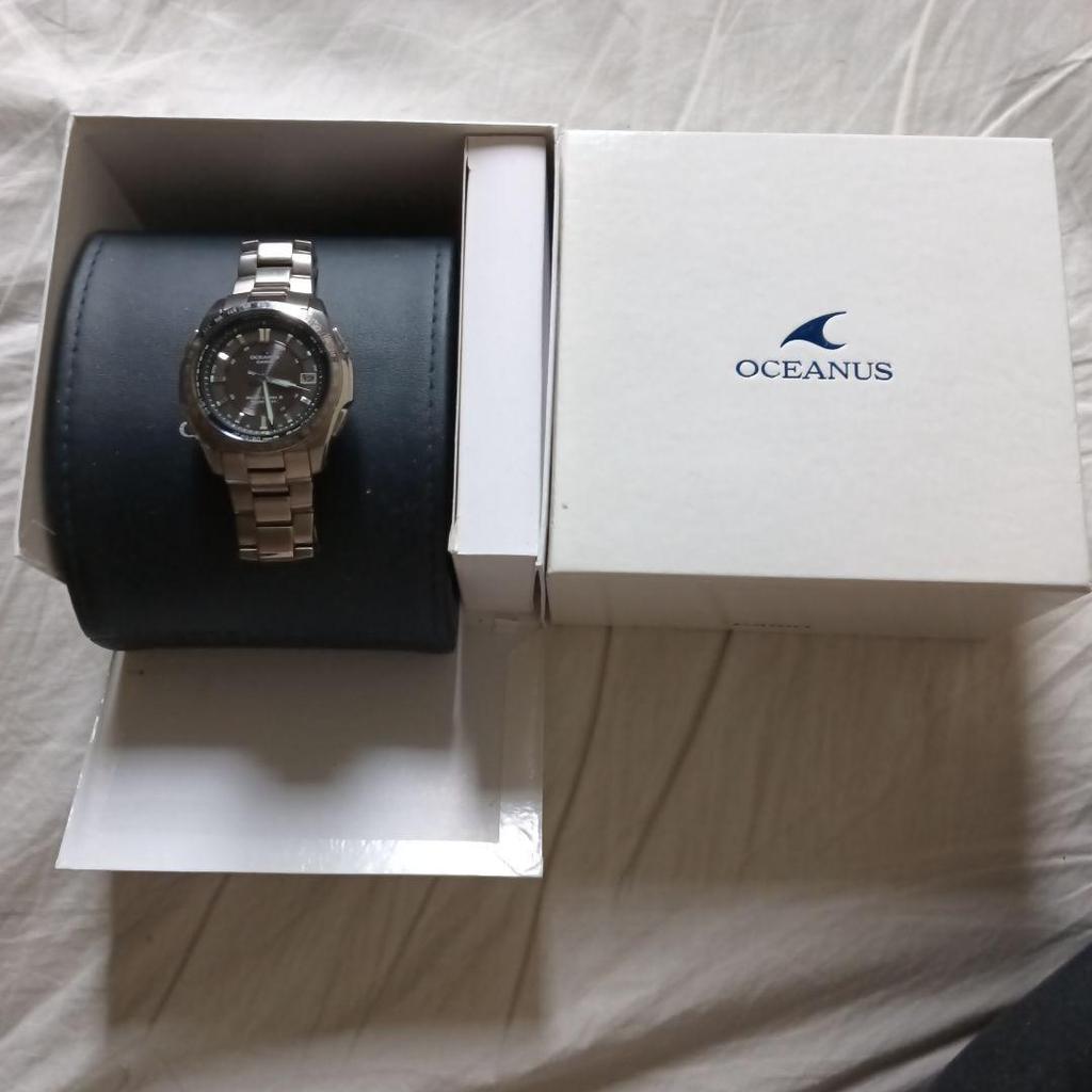 Used CASIO OCEANUS Radio-controlled Solar Watch