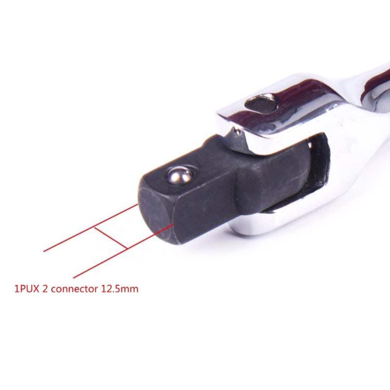 F Handle Socket Wrench Steering Handle 180 Degree Rotating Handles Durable Tool for Mechanics Builder DIY Enthusiasts