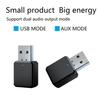 Bluetooth 5.1 Audio Receiver 3.5MM Aux USB Power Audio Receiver Adapter Wireless Car Hands-free Call Adapter for PC Car Speaker